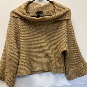 International Concepts INC Women's Knit Crochet Blouse - Tan